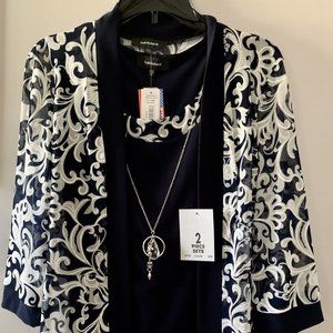 NWT 2-Piece R&M Richards Cocktail Dress